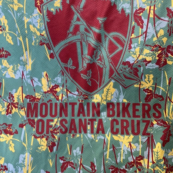 MOUNTAIN BIKERS OF SANTA CRUZ CALIFORNIA JERSEY SZ LARGE - Picture 3 of 5